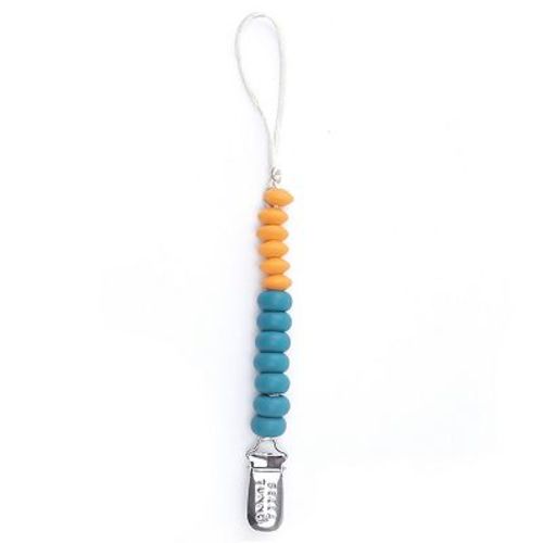 Bella Tunno Moss Duo Beaded Pacifier Clip