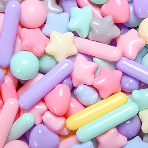 STARBOLO Ball Pit Balls for Toddlers - Macaron Ball Pit Balls Crush Proof Plastic Toy Balls for Toddlers Ball Pits, Baby Pool Water Toys,Ball Pit Play Tent,200pcs(Macaron)