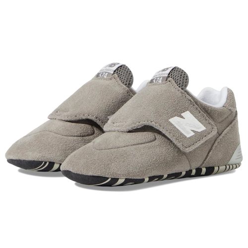 New Balance Unisex-Baby 574 V1 Hook and Loop Crib