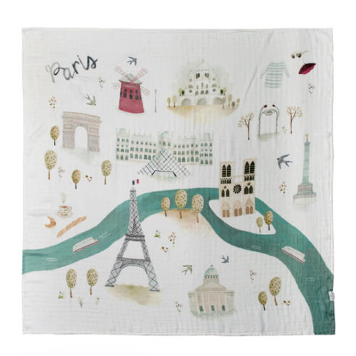 Muslin Swaddle - Paris