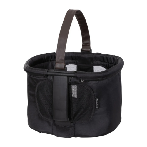 Baby Trend Morph Single to Double Stroller Modular Storage Basket | Tall Shopping Basket with Metal Frame and Mesh Side Openings