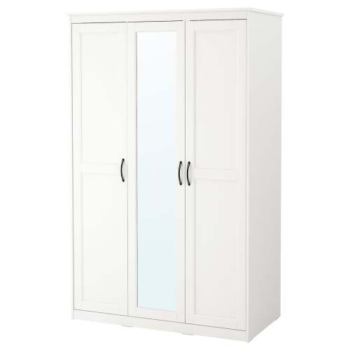 SONGESAND Wardrobe - white 120x60x191 cm (47 1/8x23 5/8x75 1/4 ")