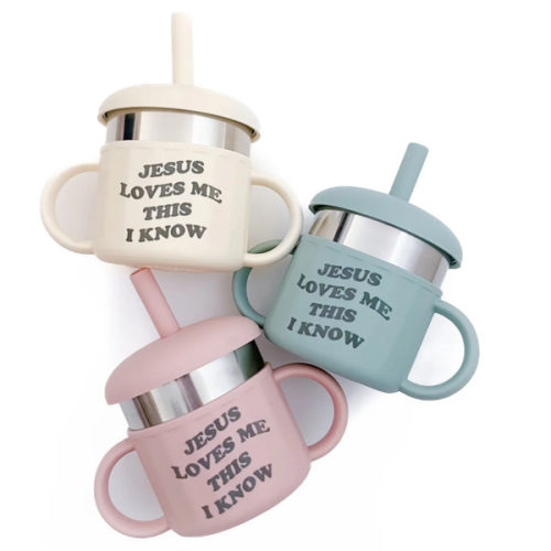 Jesus Loves Me This I Know Sippy Cup – OUR HOUSE ABOVE