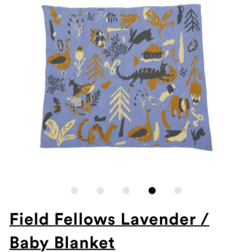 Field Fellows Lavender / Baby Blanket