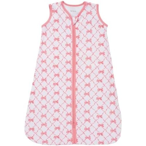 LollyBanks Sleep Sack, 100% Cotton Neutral Baby Sacks, 0.5 TOG Sleep Sacks Lightweight with 2-Way Zipper