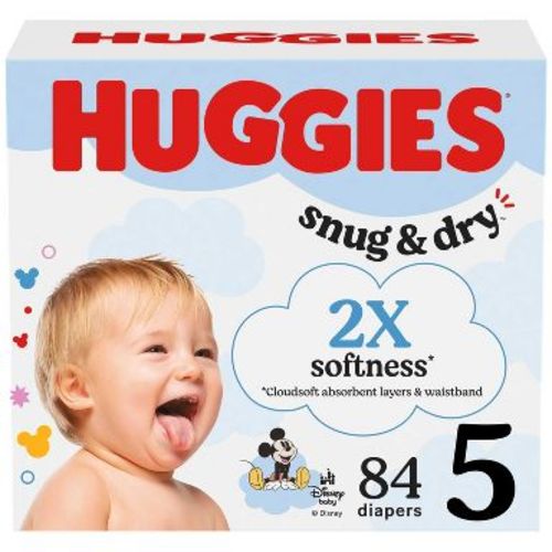 Huggies Snug & Dry Diapers - Size 5 - 84ct