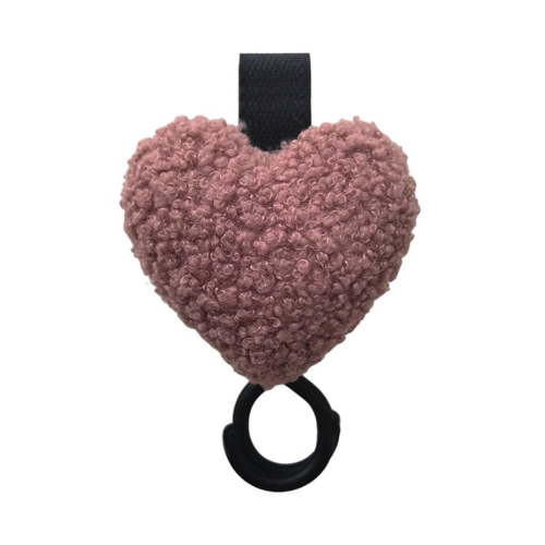 Stylish Heart Shape Accent Strollers Hook Baby Carriage Accessory Added Storage Space for Shopping Travel Essential