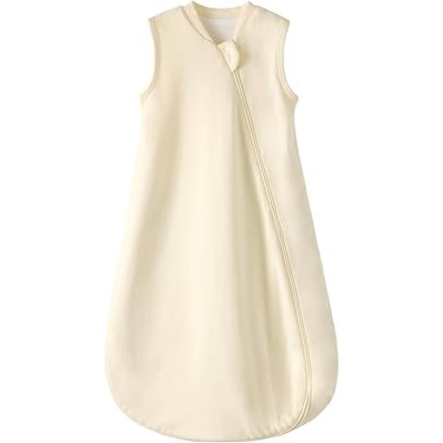 1.0 Tog 2.5 Tog Baby Sleep Sack, Unisex Cotton Toddler Sleeping Sack for Babies, 2-Way Zipper Baby Wearable Blanket