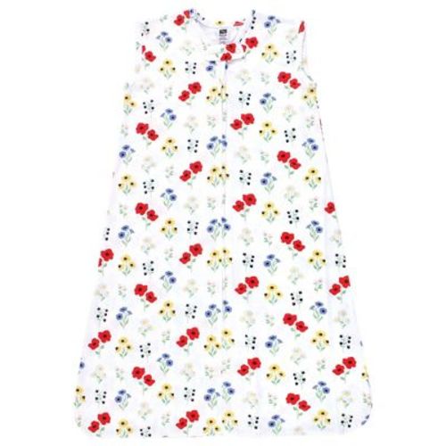 Hudson Baby Infant Girl Cotton Sleeveless Wearable Sleeping Bag, Sack, Blanket, Wildflower