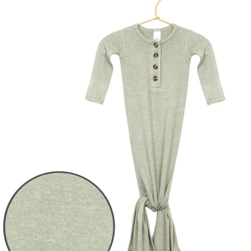 Collins Plush Knit Knotted Gown