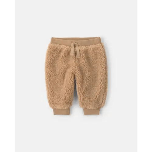 Baby Teddy Fleece Joggers - Brown - OshKosh B'gosh | Carter's