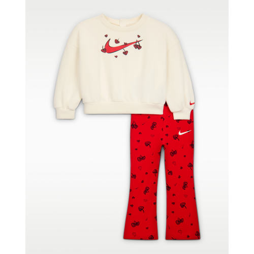 Nike Cherry Baby (12-24M) Crew and Leggings Set. Nike.com