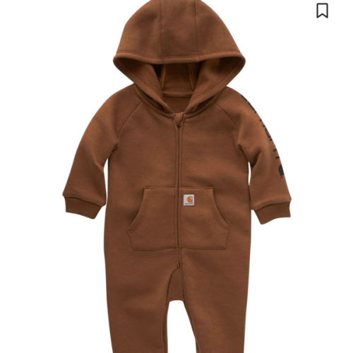 Carhartt Infant Boys' Fleece Zip Front Long Sleeve Coverall