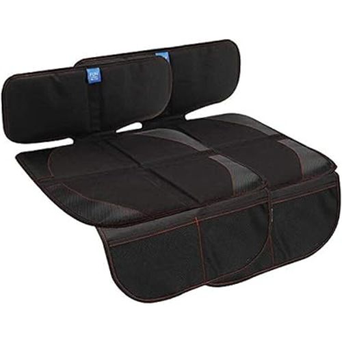 funbliss Car Seat Protector for Baby Child 2 Packs Black,Waterproof Seat Protector with Thickest Padding for Baby Car,Dog Mat,Cover Pad Protects Automotive Vehicle Leather