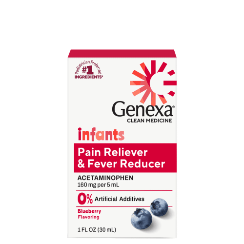 Genexa Infants' Acetaminophen, Made Clean, Pain & Fever Reducer, 160mg per 5ml, 1 fl oz