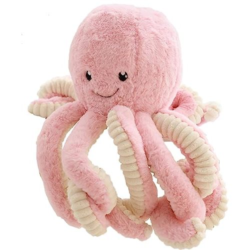 Cute Cartoon Octopus Plush Doll Toys Gift Sea Stuffed Toys for Kids and Lovers Home Decor (Pink, 15.7-Inch)