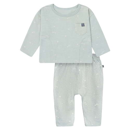 Modern Moments by Gerber Gender Neutral 2-Piece Outfit Sets, Sizes 0/3 Months - 24 Months