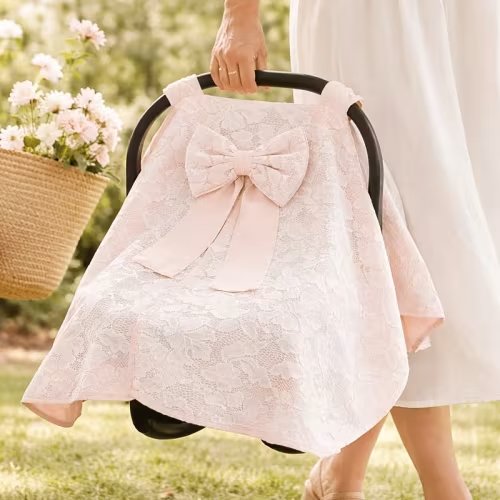 single pack child car seat cover boys girls lace car seat - Temu