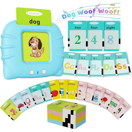 Toddler Toys Talking Flash Cards for 1 2 3 4 5 6 Year Old Boys and Girls, Autism Sensory Toys for Autistic Children, Learning Educational Montessori Speech Therapy 248 Sight Words Kids Gifts