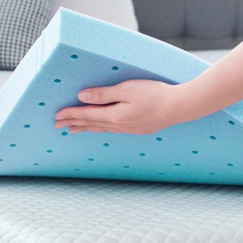 BDEUS 2 inch Mattress Topper, Cooling Gel Memory Foam Bed Topper for Pressure Relief, Twin