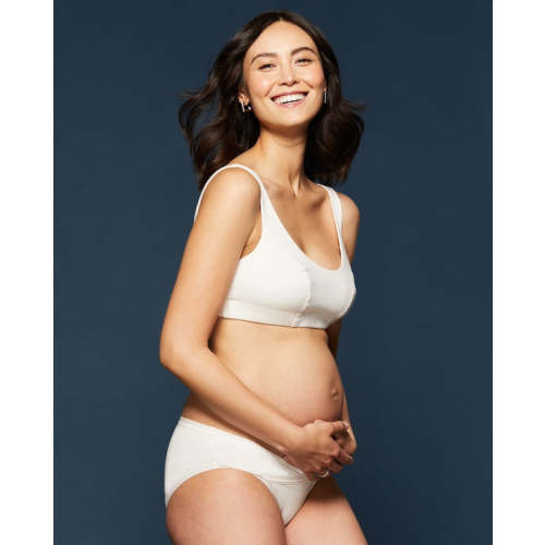 Subset Organic Cotton Maternity Below-Belly Brief: In sizes XS-3XL | Subset