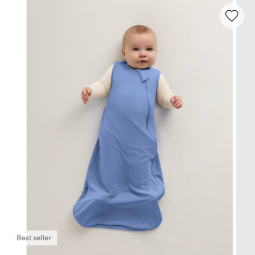 Bamboo Sleep Bag 0.5 TOG in Colony Blue