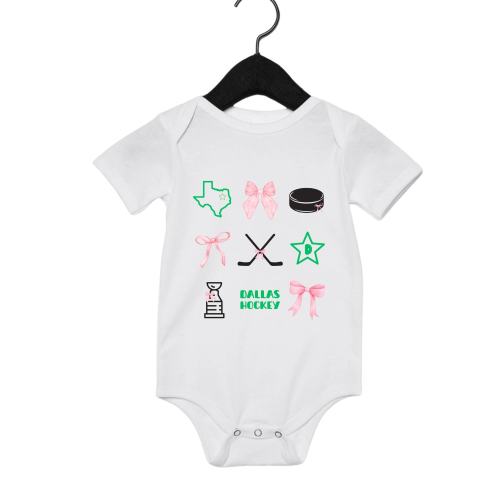 Girl Baby Dallas Stars Onesie