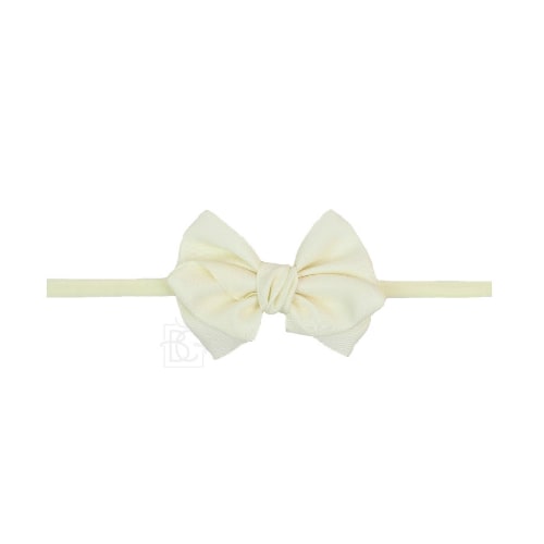 Satin Double Knot Bow on Clip