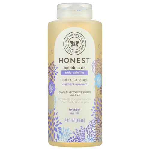 The Honest Company Ultra Dreamy Calming Lavender Bubble Bath with Naturally Derived Botanicals, Lavender, 12 Fluid Ounce