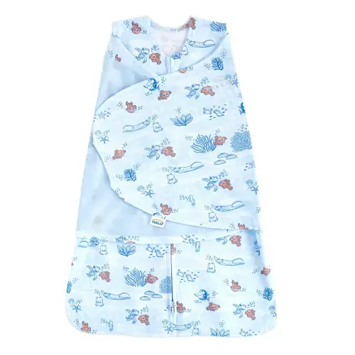 Blue Finding Nemo Newborn Swaddle | HALO