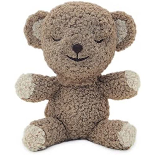 SNOObear White Noise Machine - Cry-Activated Plush Baby Sleep Soother - Cocoa Woolly
