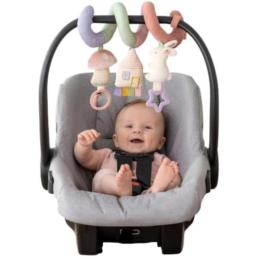 Itzy Ritzy Spiral Car Seat & Stroller Activity Toy Ages 0+ (Pastel Rainbow)