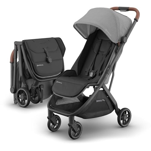UPPAbaby Minu V3 Travel Stroller - Lightweight & Compact - Greyson
