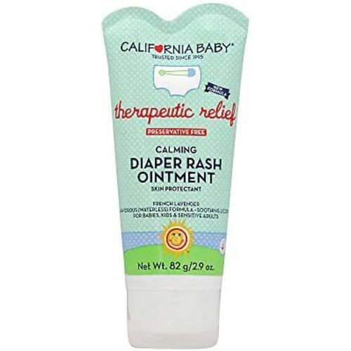 California Baby Calming Diaper Rash Cream | Zinc Oxide Ointment | 100% Bio-Based | Calming Lavender Scent | Hypoallergenic | Soothing Diaper Rash Cream For Baby | 82 g / 2.9 oz.