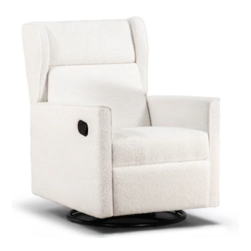 CloudRest Pro - Rocking Recliner Chair Teddy Nursery Rocking Chair - Beige