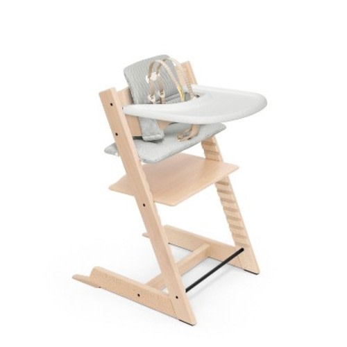 Stokke Tripp Trapp High Chair Complete² - Natural/Nordic Grey/White Tray