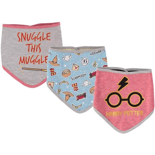 Harry Potter Baby Unisex Bandana Bibs Three Pack Baby Gift for Girls and Boys