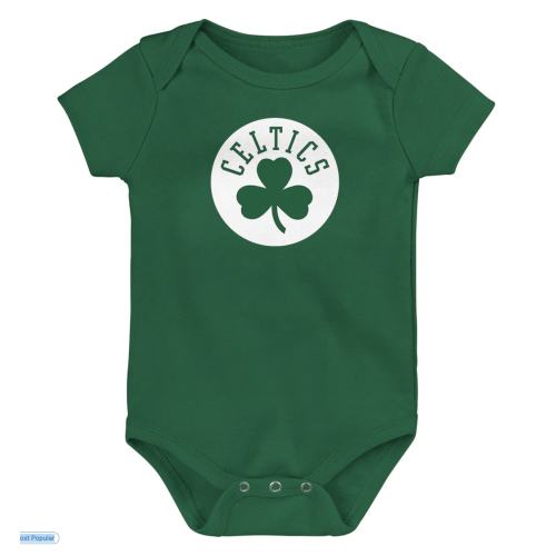 Kelly Green Boston Celtics Primary Logo Bodysuit (3-6M)