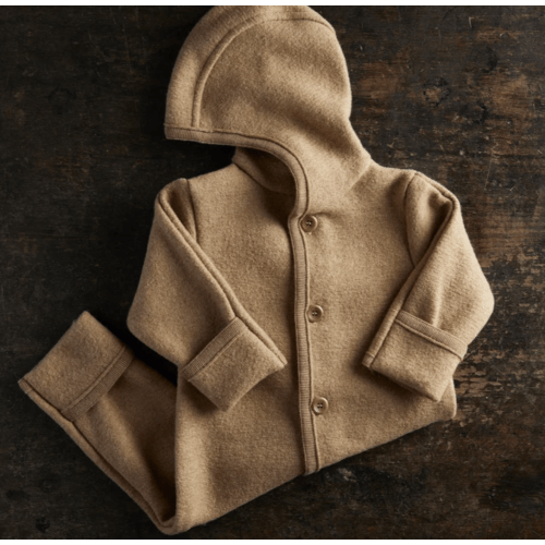 Baby & Kids Boiled Merino Wool Overall - Caramel