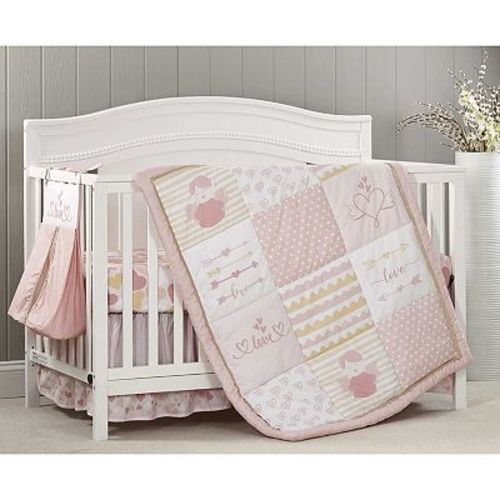 Oxford Baby Baby Love 4-Piece Crib Bedding Set