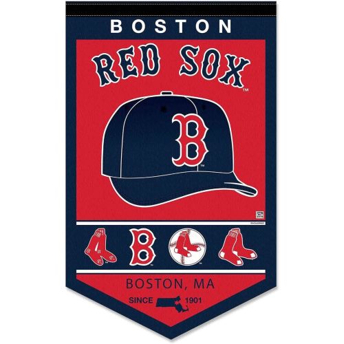 WinCraft Boston Red Sox Heritage History Banner Pennant, 15x24"