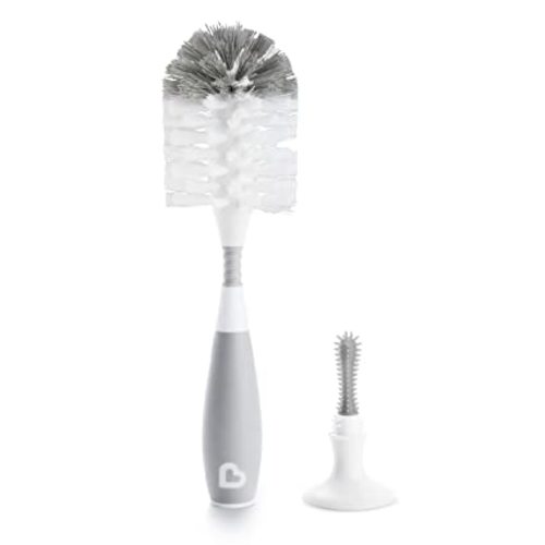 Munchkin® Bristle™ Bottle Brush, Grey - Gray