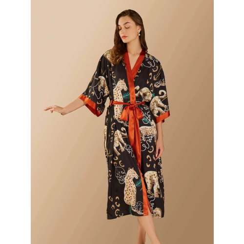 Jungle Animals Kimono Robe