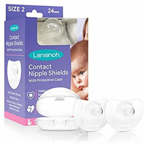 Lansinoh Nipple Shield for Breastfeeding, 2ct 24 Milimeter - 24mm