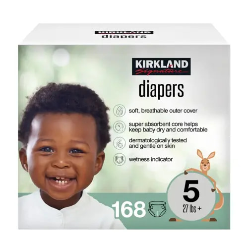 Kirkland Signature Diaper Size 3, 222-count | Costco