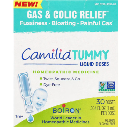 Camilia Tummy, Liquid Doses, 1 Month +, 30 Doses, 0.34 fl oz (1ml) Each