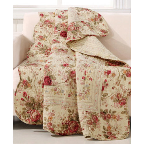 Antique Rose Throw, 50" x 60"