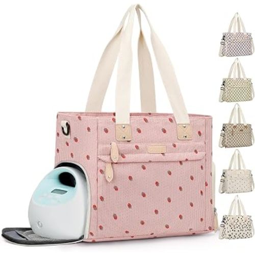 Pritent Baby Diaper Bag Tote,Waterproof Maternity Breast Pump Bags for Mom