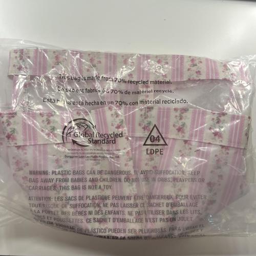 loveshackfancy Pink floral striped reusable shower...