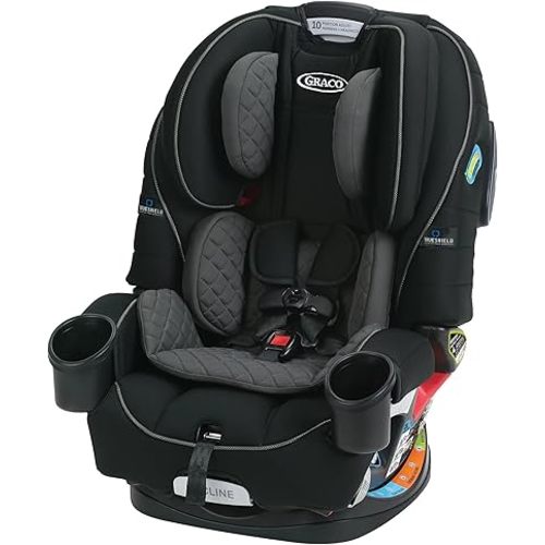 Graco 4Ever 4 in 1 Car Seat, Featuring TrueShield Side Impact Technology, Adjustable Harness System, Ideal for Newborns, Infants, Toddlers & Kids